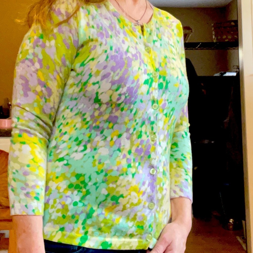 Garnet Hill Merino Cardigan